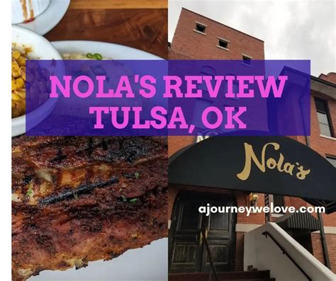 Nolas tulsa - Get more information for Nola's Creole and Cocktails in Tulsa, OK. See reviews, map, get the address, and find directions. ... Nola's Creole and Cocktails $$ Open ... 